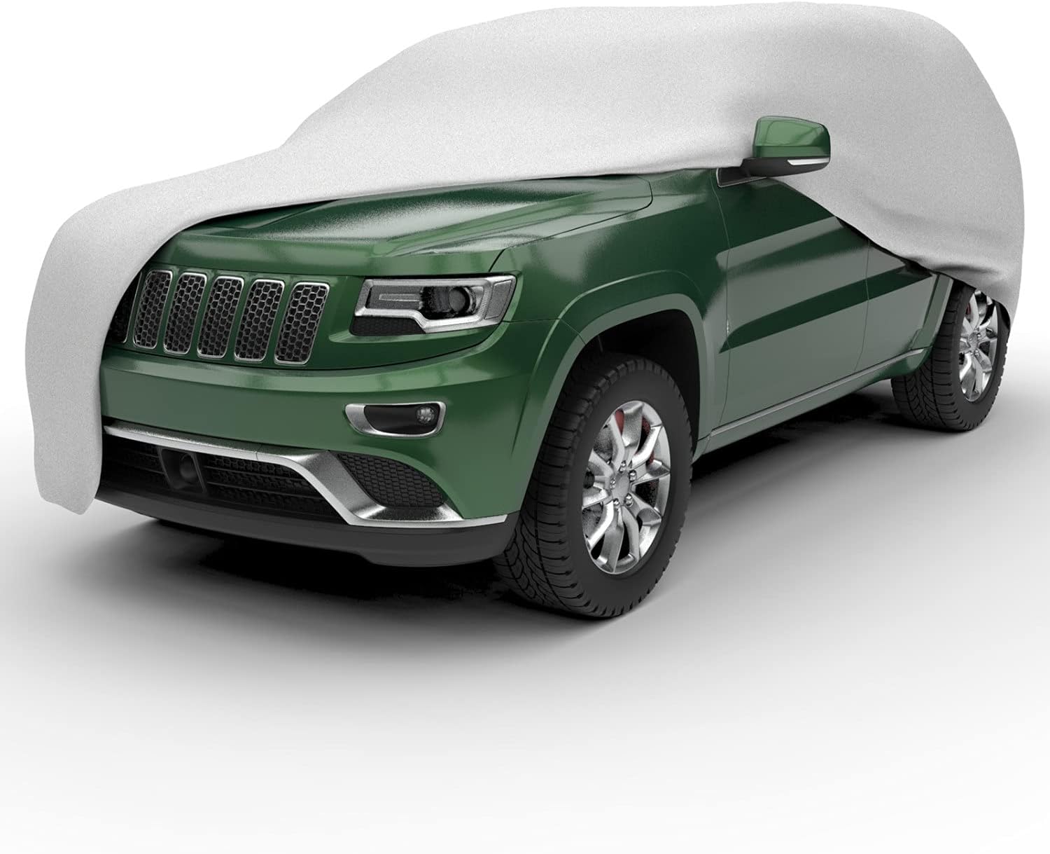 Budge - URB-1 Rain Barrier SUV Cover, Outdoor, Water-Resistant, Breathable, SUV Cover fits SUVs up to 186