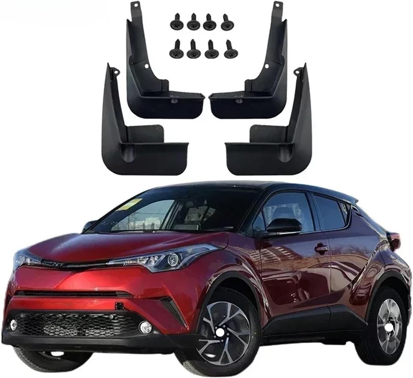 MudFlaps Compatible For Toyota C-HR 2016-2022 CHR Mudguards Mud Flaps Splash Guards Front Rear Wheels Fender Car Accessories 4Pcs