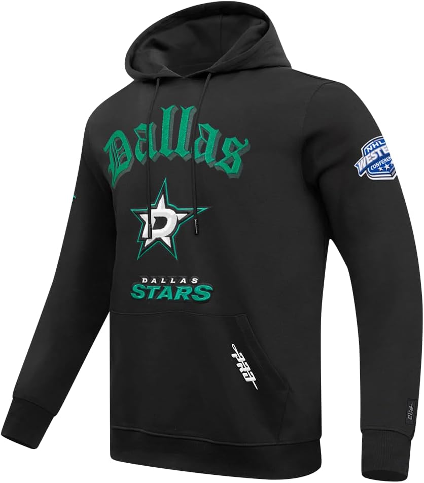 Pro Standard Mens NHL Old English Pull Over Hoodie
