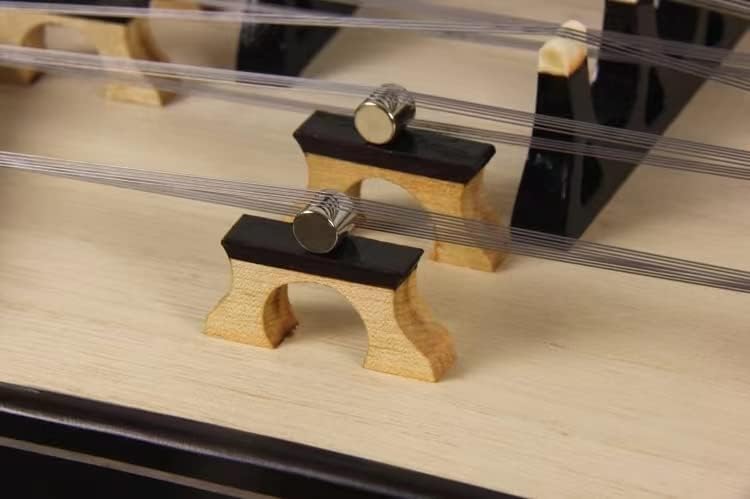 LANDTOM chicken wing wooden shell carving fairy lotus panda 402 dulcimer, professional musical instrument playing Yangqin (Chicken wing wood Lotus)