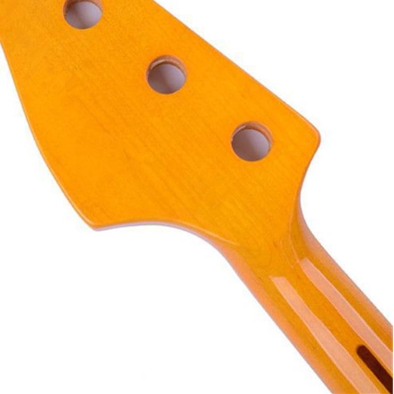 21 Frets Electric Bass Guitar Neck Maple Fingerboard Guitar Accessories Parts Glossy Musical Instruments
