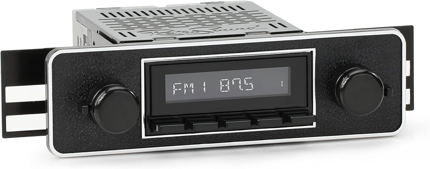 RetroRadio Compatible with 1995-02 Volkswagen Cabrio with DIN Kit Features Include Bluetooth, USB, AM/FM HB-M2-502-40-90VW3