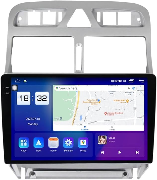 Car Stereo Radio for Peugeot 307 2001-2008 4+64G…