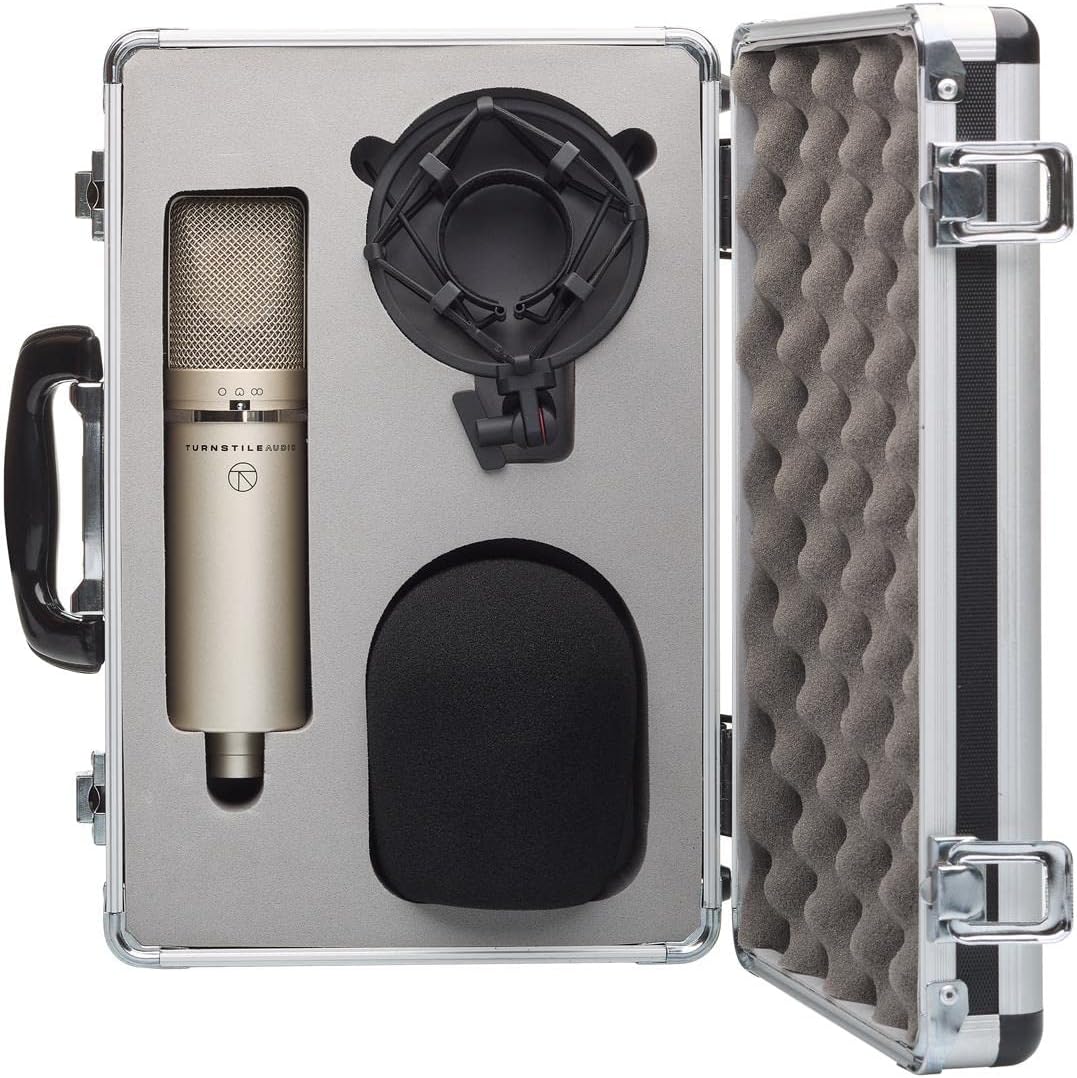 Concourse Series TAC1100 Multi-Pattern Cardioid Condenser Microphone, Large Diaphragm for Vocal Recording, Podcasting, and Streaming, XLR Output
