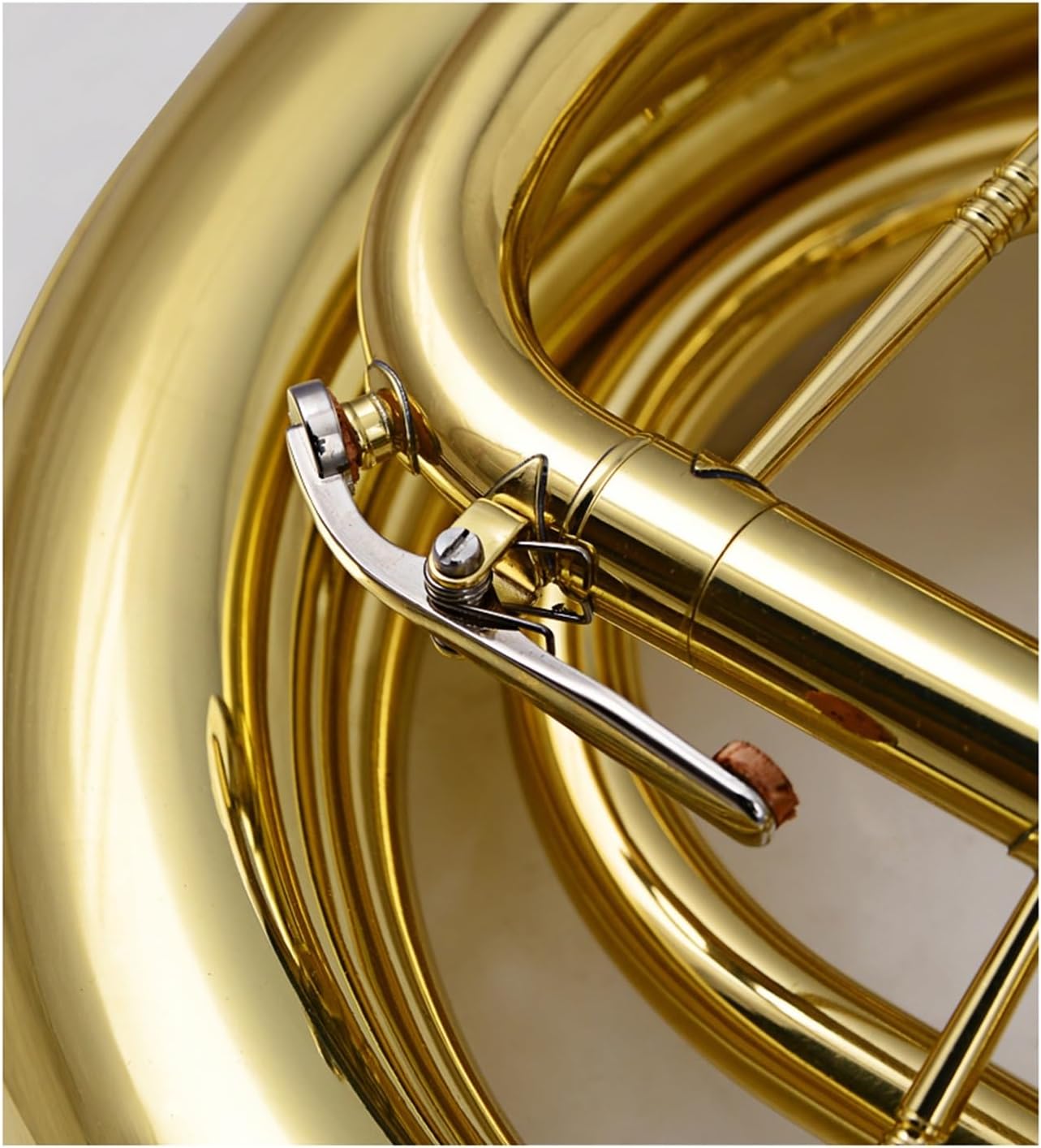 Beginner euphonium Flat Key Euphonium Playing Instrument Gold And Silver(Gold)