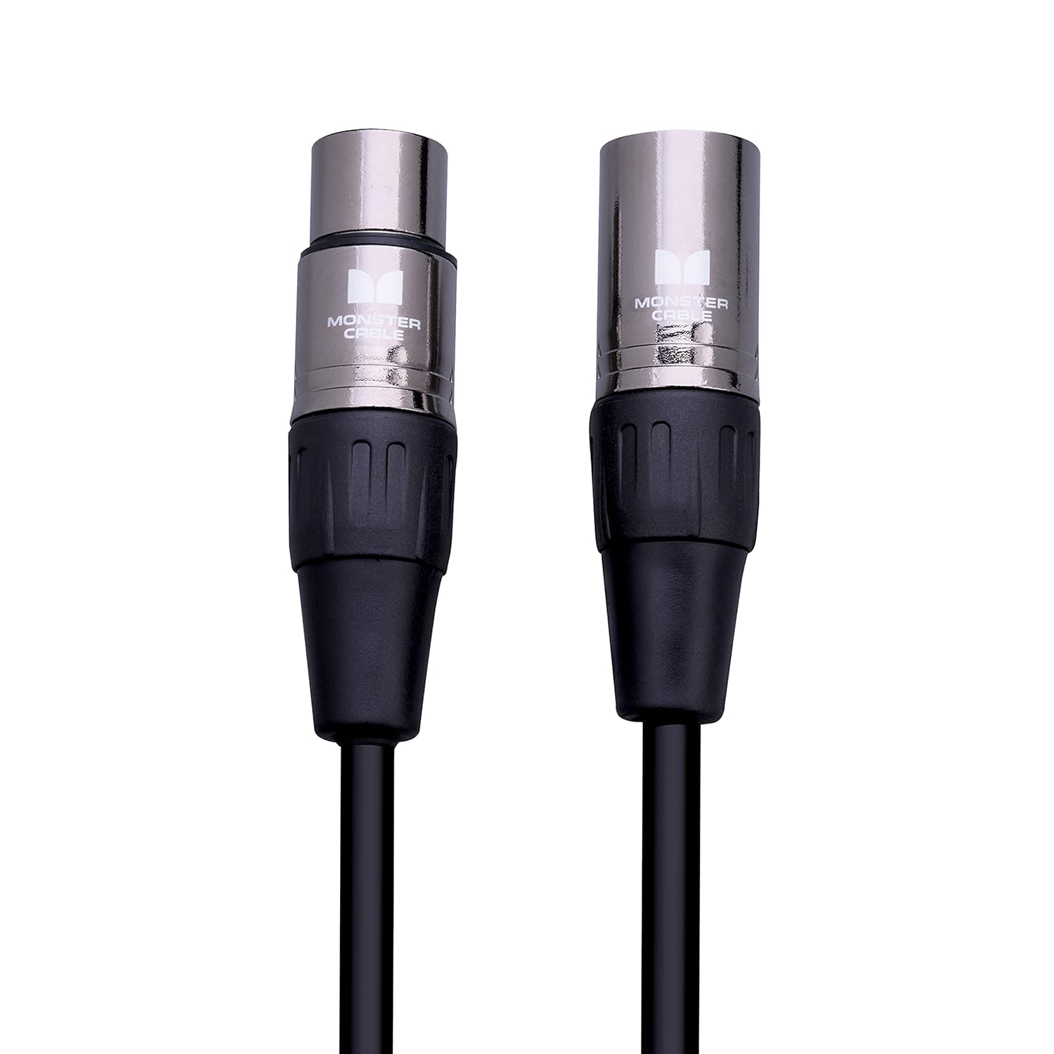 Monster Prolink Classic Microphone Cable, 50 Feet – Silver Contact Connectors, MultiTwist Construction, 95% Copper Braided Shield, Professional Mic Cable