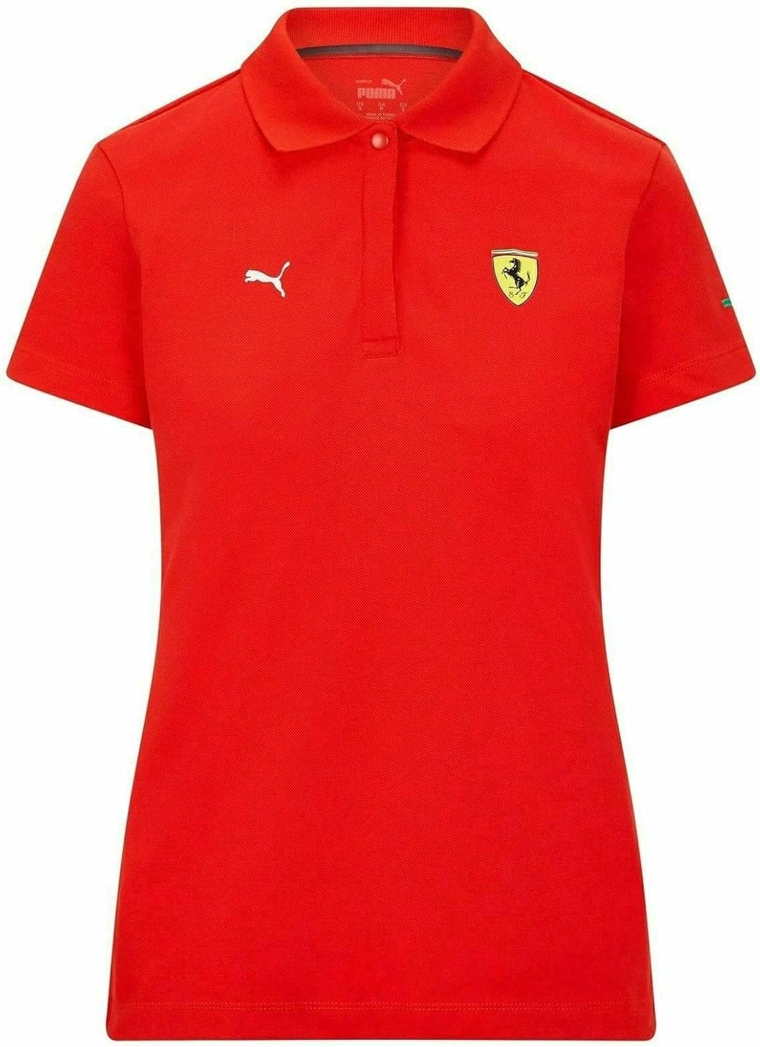 Ferrari Scuderia F1 Women's Puma Small Logo Polo Shirt Red