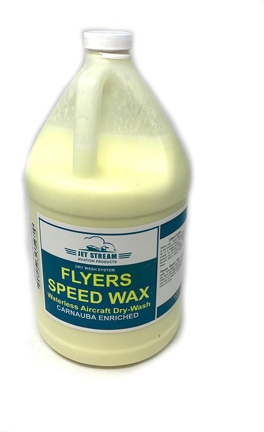 Jet stream - Flyers Speed-Wax - Carnauba Enriched Waterless Aircraft Dry Wash - Gallon-Each