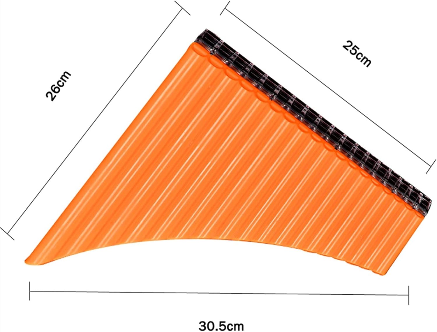 PanPipes Woodwind Instrument Pan Flute 18 Pipes Pan Tube G Key Multifunction Plastic Handmade Woodwind Bamboo Panpipes (Color : White)