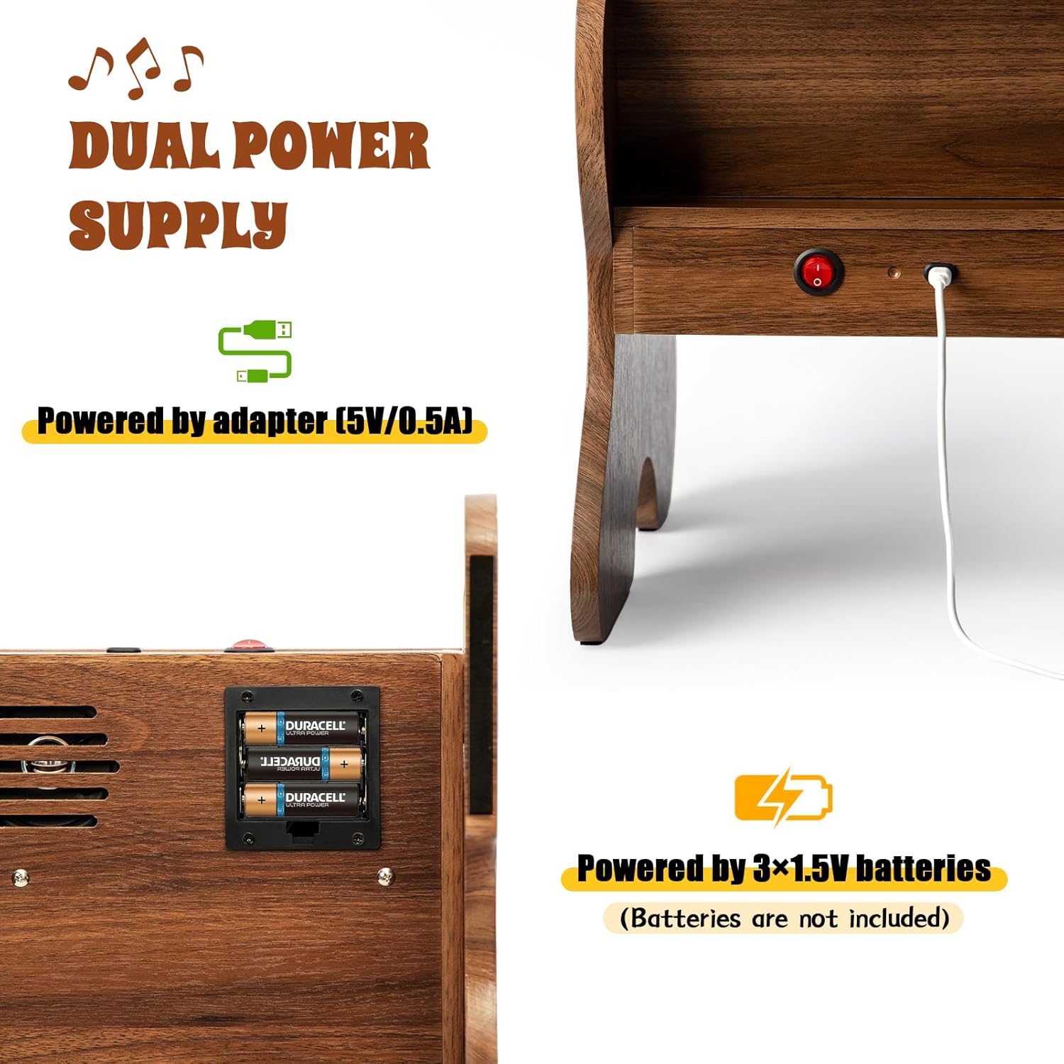 AiJoy Kids Piano Keyboard, 25 Keys Digital Piano for Toddler Kid, Mini Music Educational Instrument Toy, Wood Gift for Children Girls Boys, Volume Adjustable