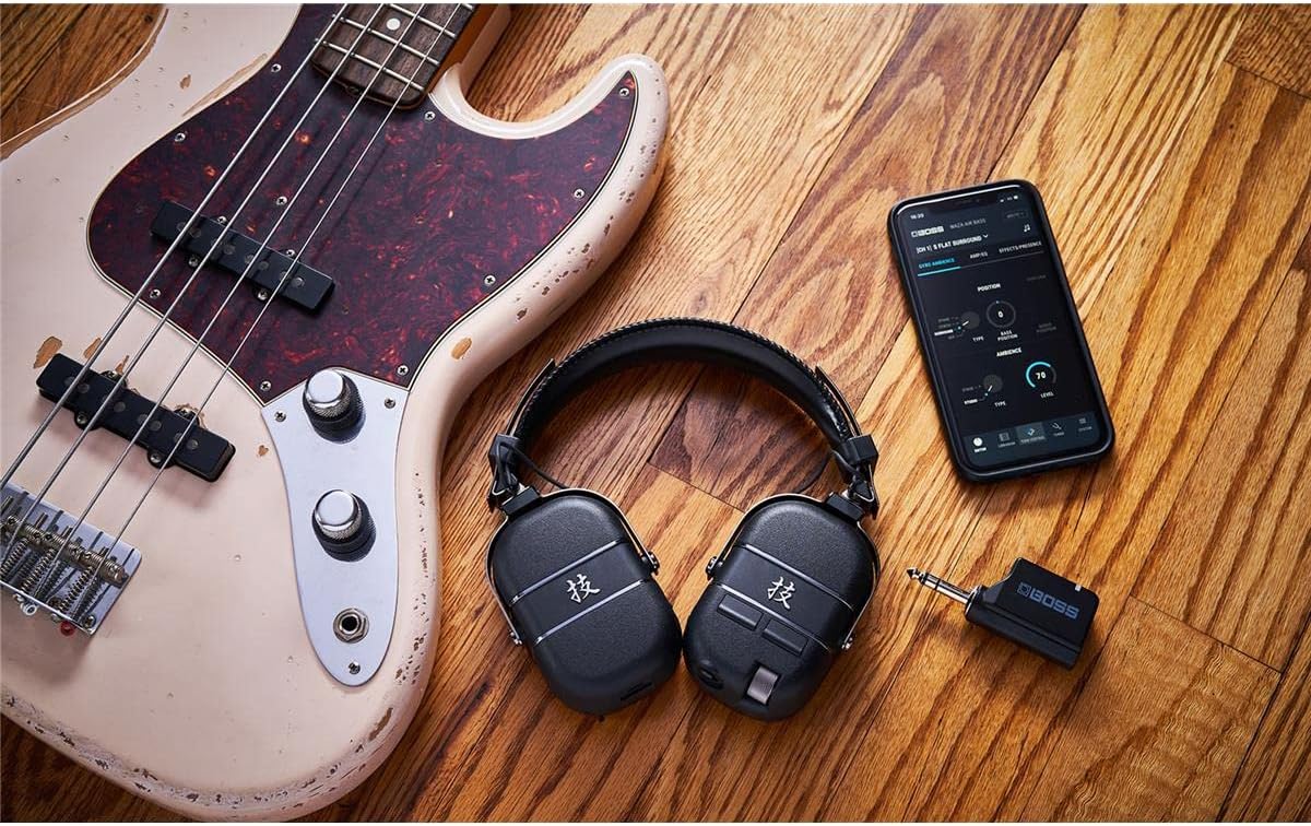 BOSS Personal Bass Amplification System (WAZA-AIR-B), Black