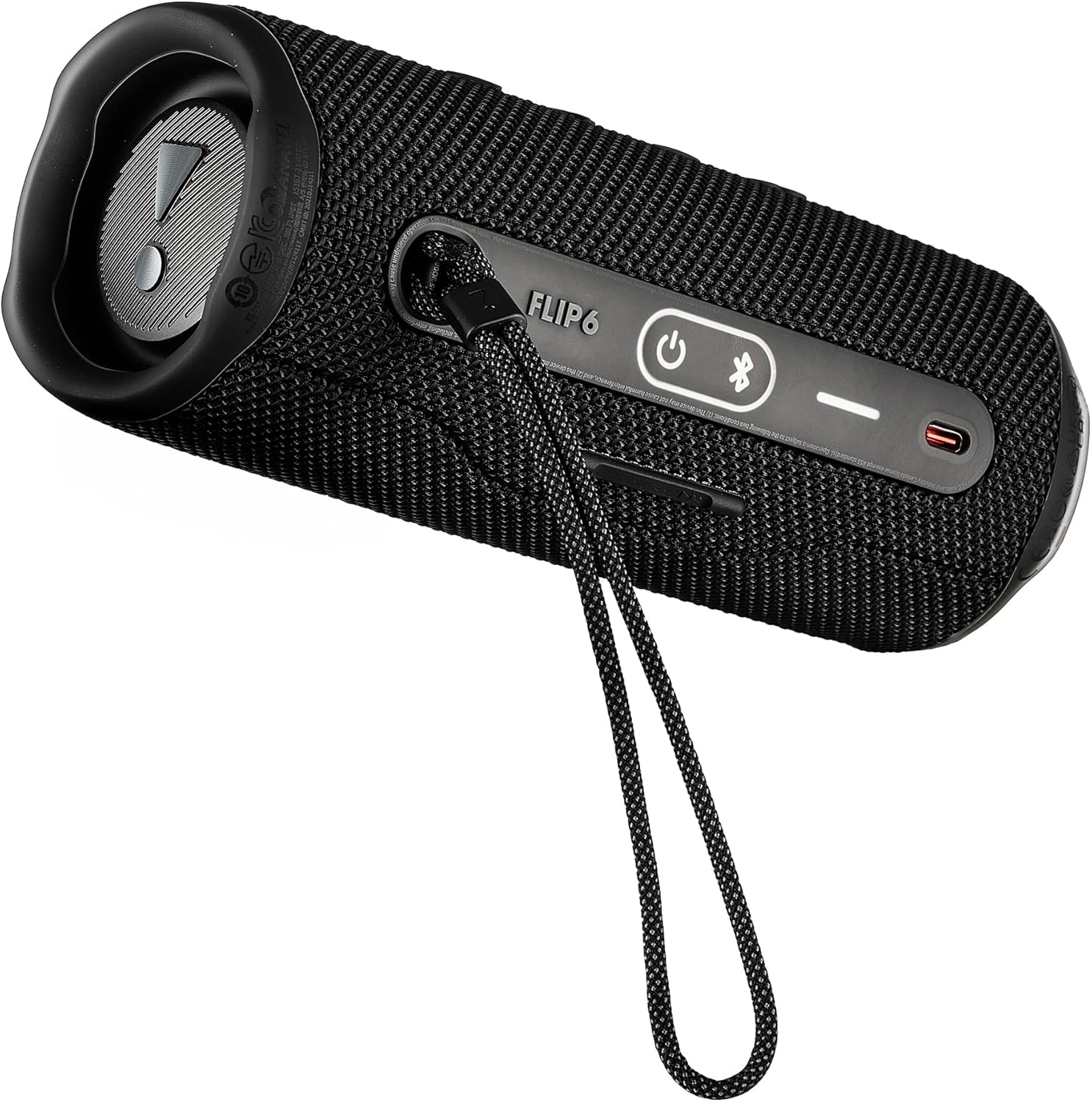 JBL Flip 6 Portable Wireless Speaker | Deep Bass Sound, IP67 Waterproof Rating | Bluetooth Audio for Outdoor, Travel, Beach, Hiking, and Home Use (Black) with Travel Case + Microfiber Cloth