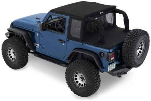 Bestop Halftop Soft Top - '18-23 Wrangler JL 2-Door (Black Twill)