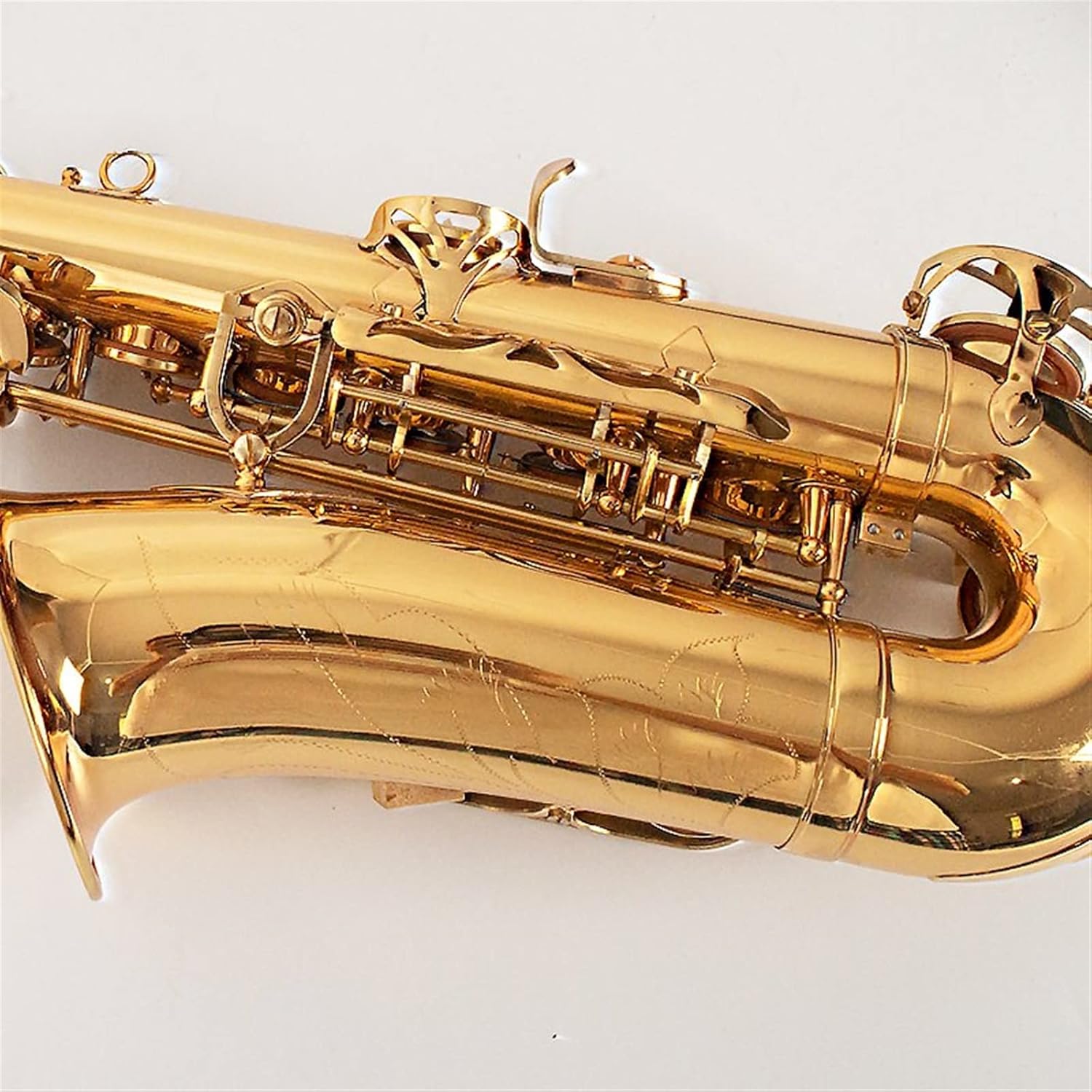 E-Flat EB Alto Saxophone Gold Keys Saxophone Woodwind Instrument with Case