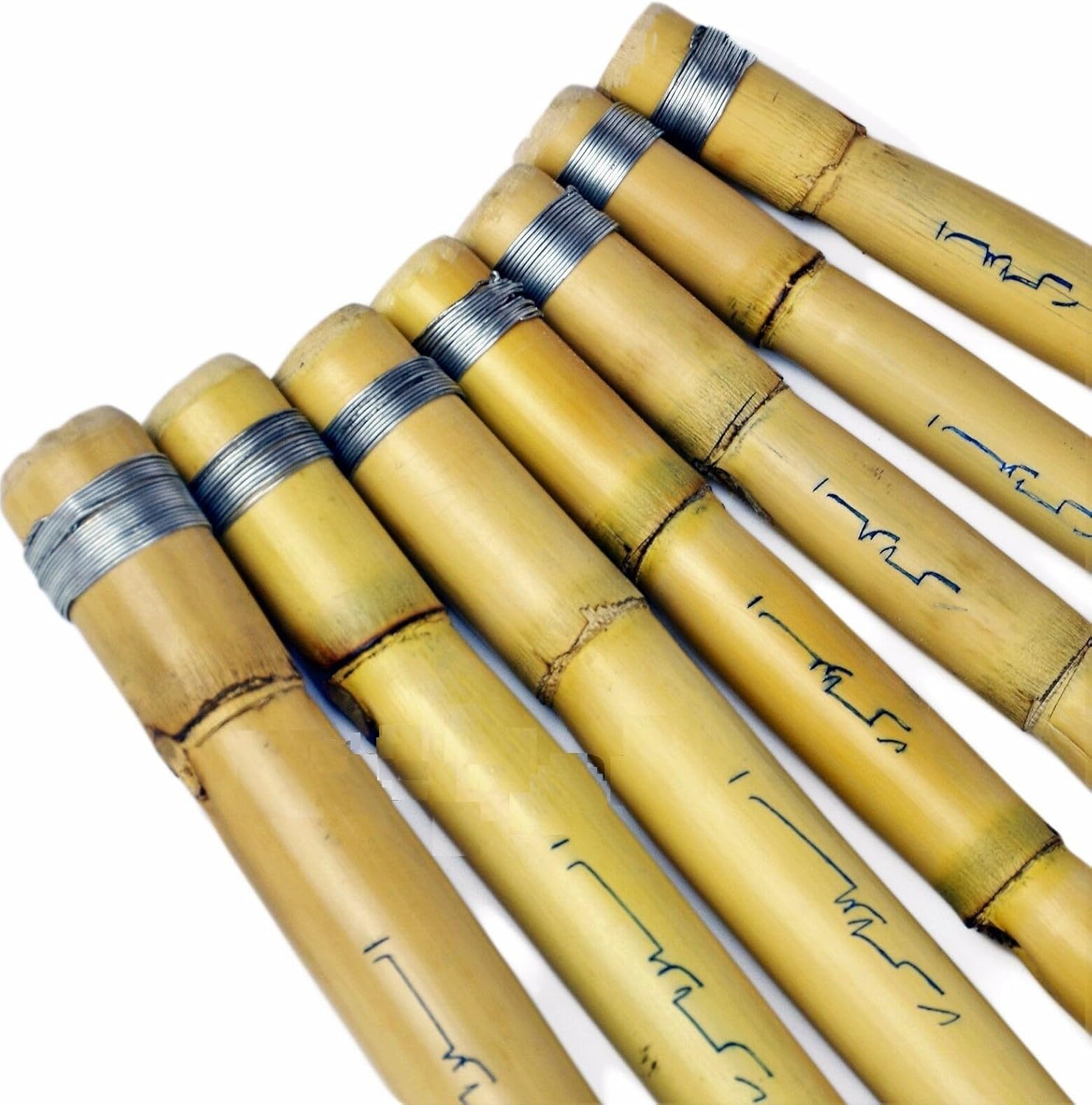 Egyptian Kawala Qawwāl Ney Nay Flute Woodwind FULL Set 12 pcs ALSAID BAYOMY (Ney flute 12 pcs)