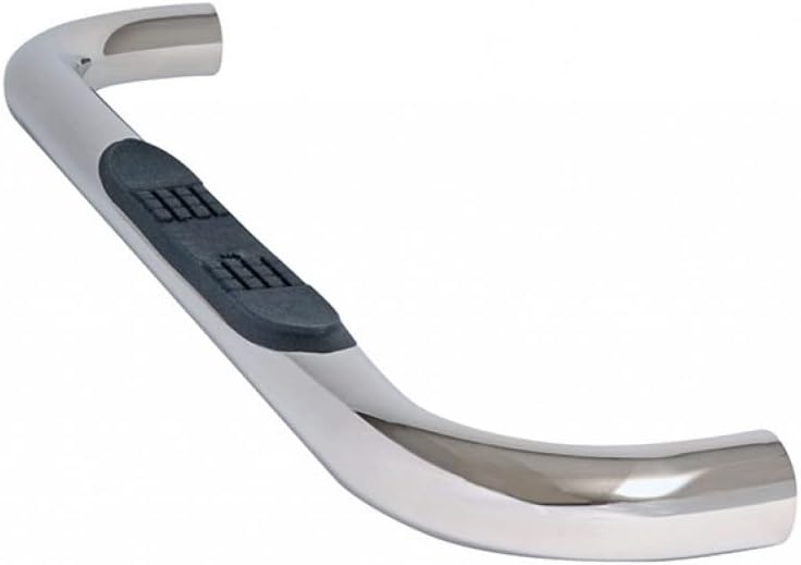 Dee-Zee Nerf Bars for GMC C1500/C2500/C3500 Pickup 1988-2000 | Regular Cab | 2DR | Stainless Steel | 3in. Round Steel | Silver