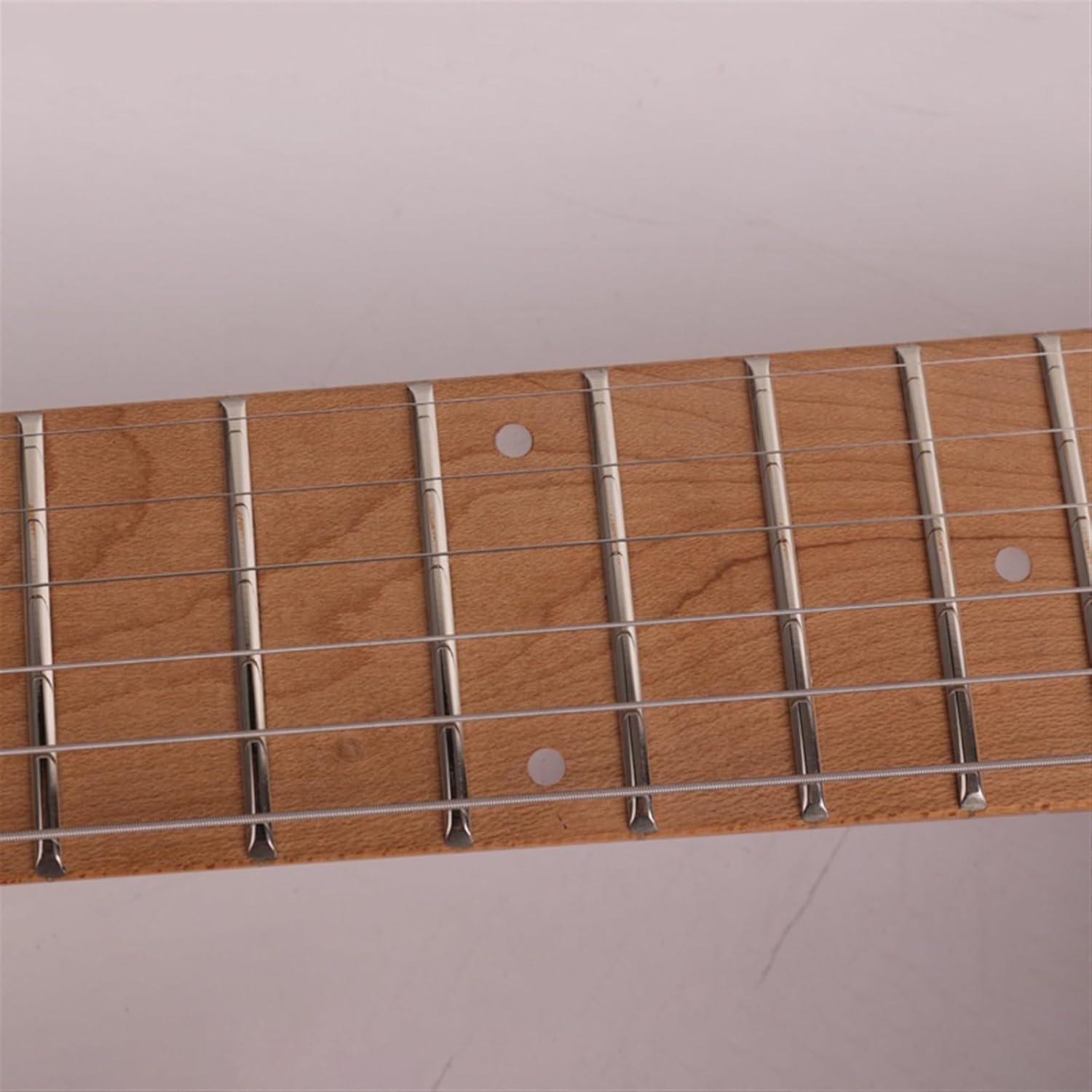 Headless Portable Travel Silent Electric Guitar Mahogany Body Rosewood Fingerboard Built in Effector Professional Headless Guitar (Color : 02)