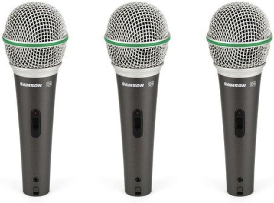 SAMSON Q6 Dynamic Microphone (3-Pack)