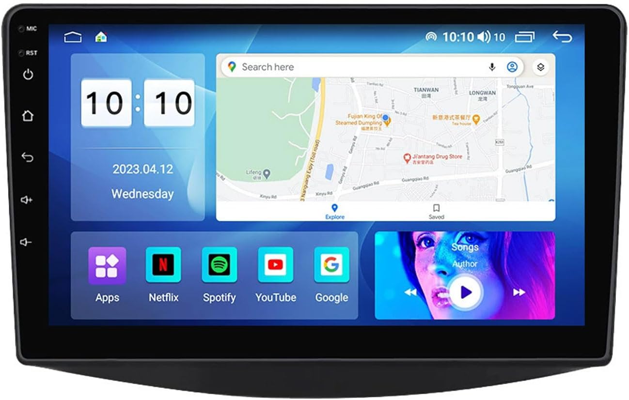 Car Stereo Android 12 for Grandis 2003-2011 10 inch HD Touch Screen Car Radio Car Play, with Car Play GPS Navigation Bluetooth RDS