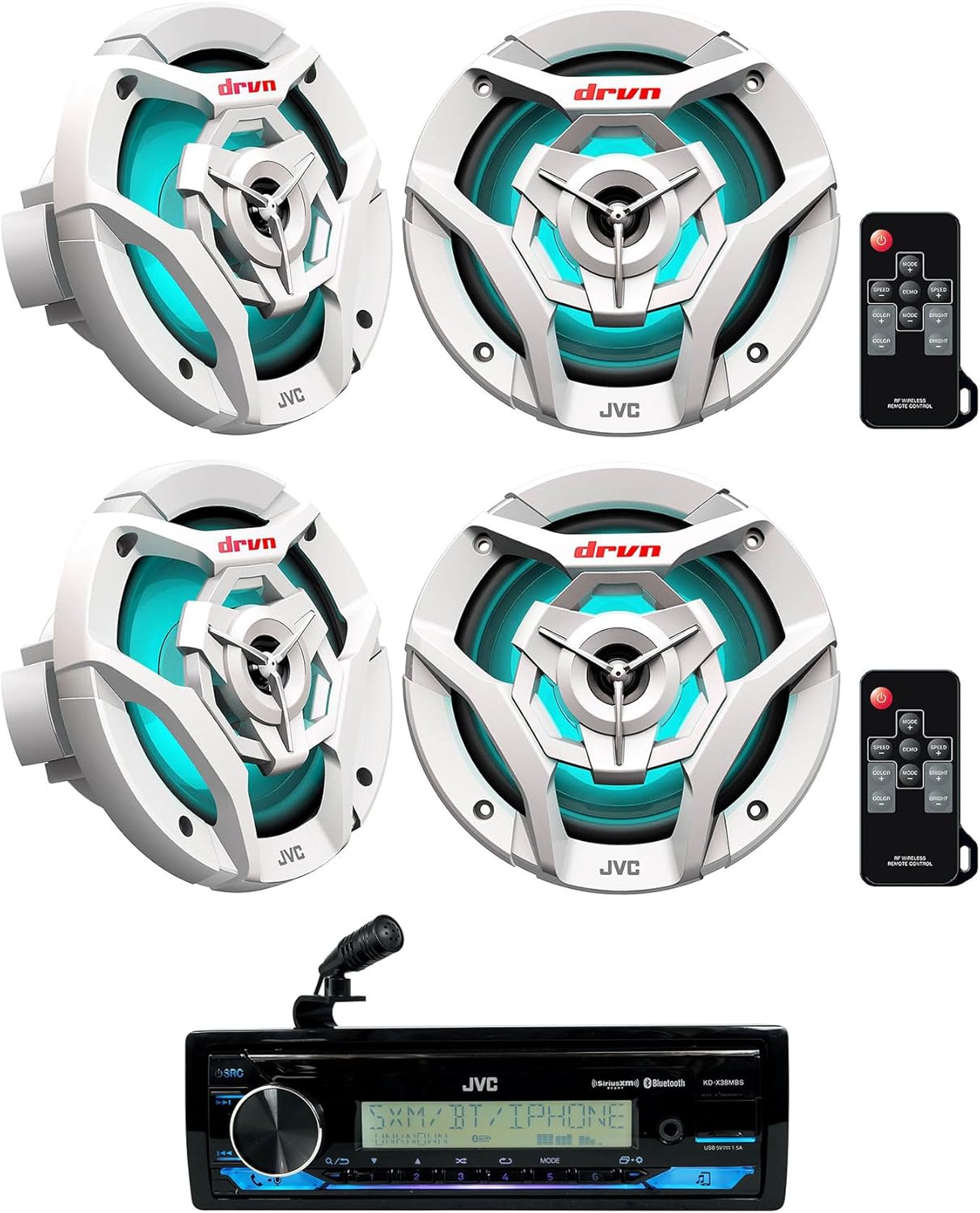 Audiosavings Bundle: (4)JVC CS-DR621MWL 6.5