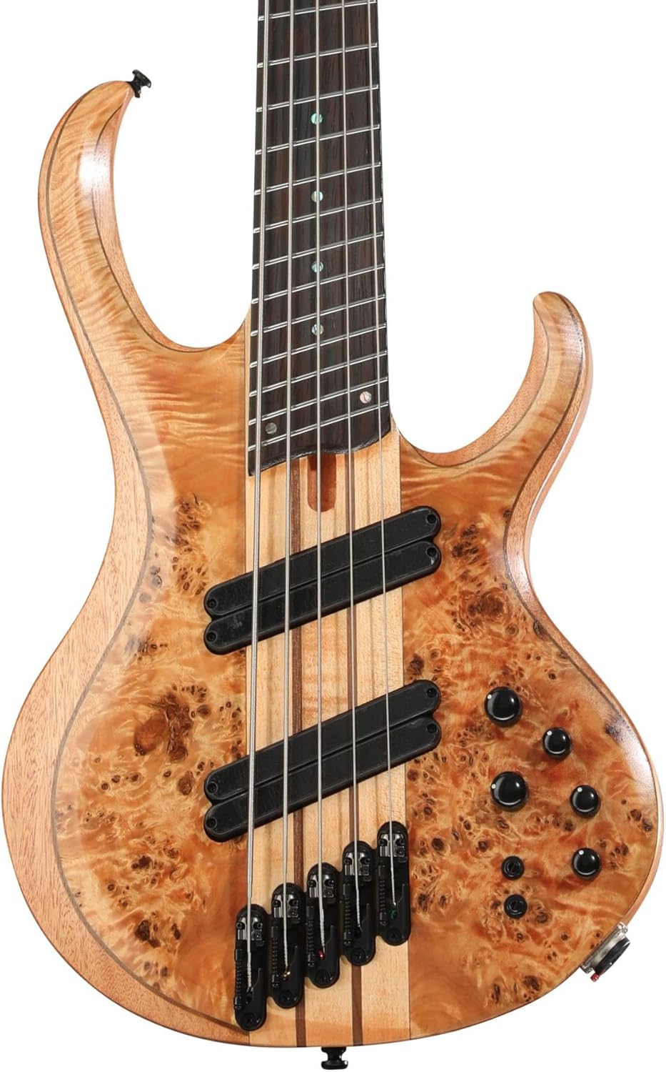 Ibanez Bass Workshop BTB805MS 5-string Bass Guitar - Florid Natural Low Gloss, Sweetwater Exclusive