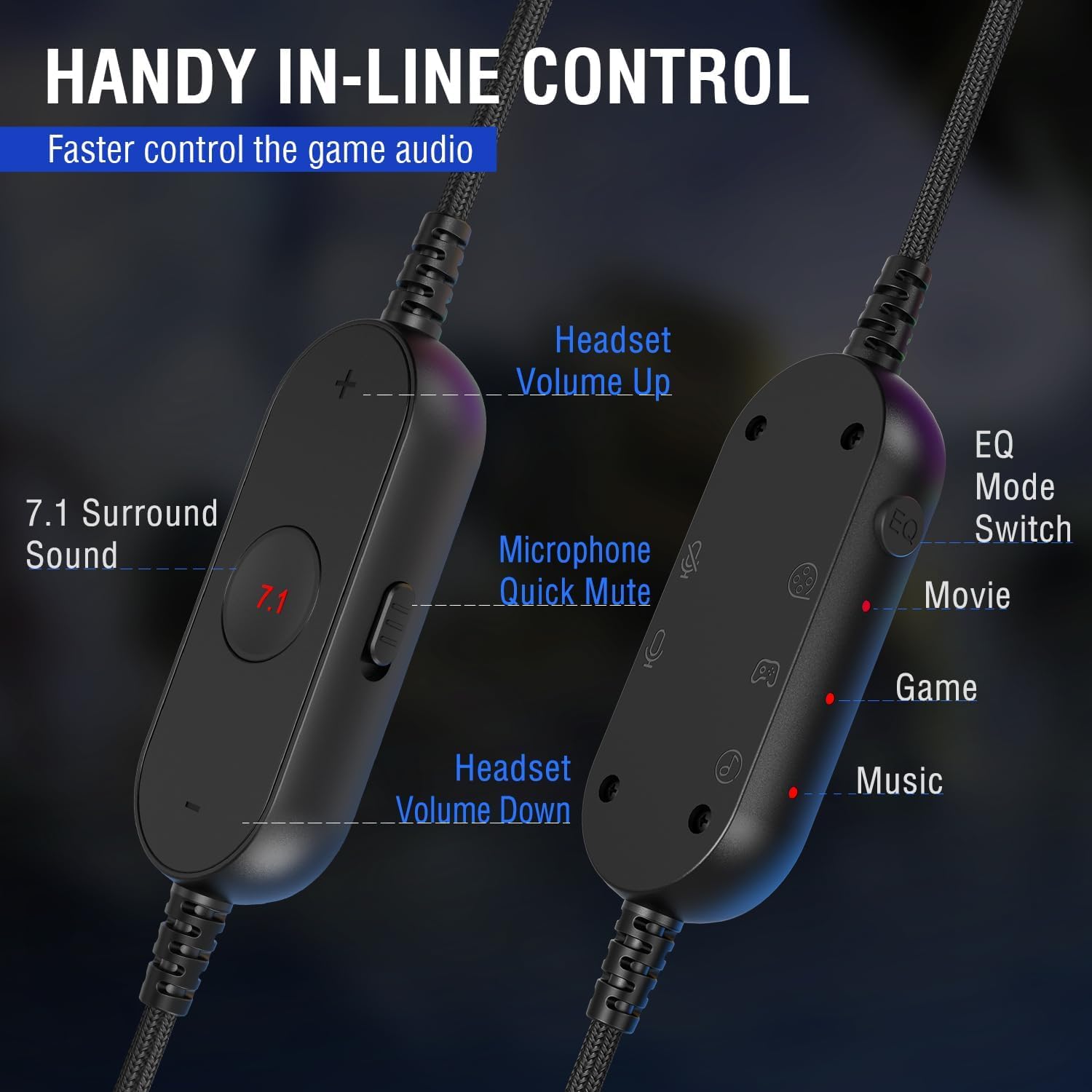 FIFINE Gaming USB Microphone with Headset Bundle for PS5, PC Condenser Mic with Quick Mute, RGB, Gain Control for Streaming, Wired Headphones with Microphone Set with EQ Mode, Soft Ear Pads (A6V+H6)