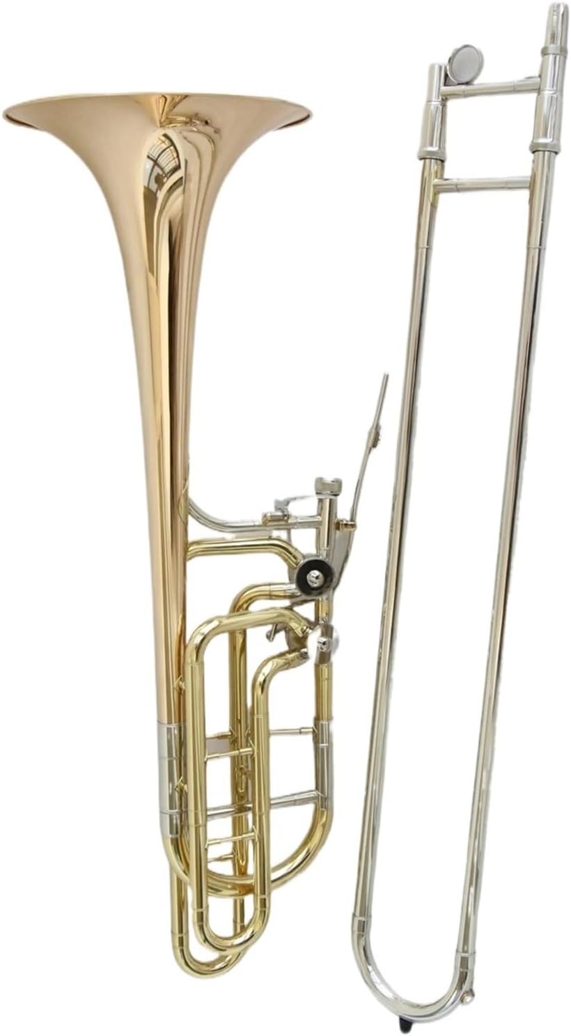 Professionals euphonium Professional Brass Instruments Trombone Gold Lacquer Bass Trombone