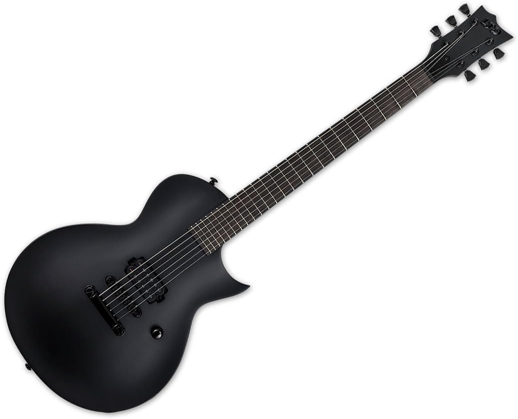 ESP LTD EC-Black Metal Electric Guitar, Black Satin