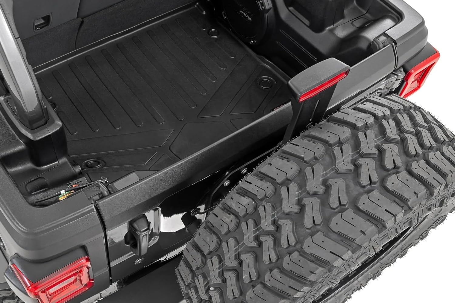Rough Country Trail Cladding Tailgate Protector for Jeep Wrangler JL/Unlimited (2018-2025) - Durable Tailgate Protection, Scratch & Impact Resistant, Easy Install