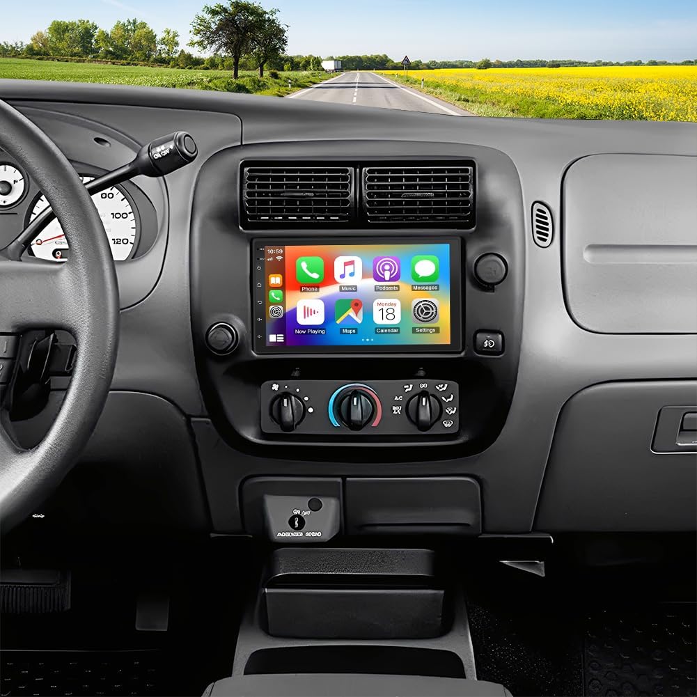 Android 13 Double Din Car Stereo Radio for Ford Ranger 1998-2006 7