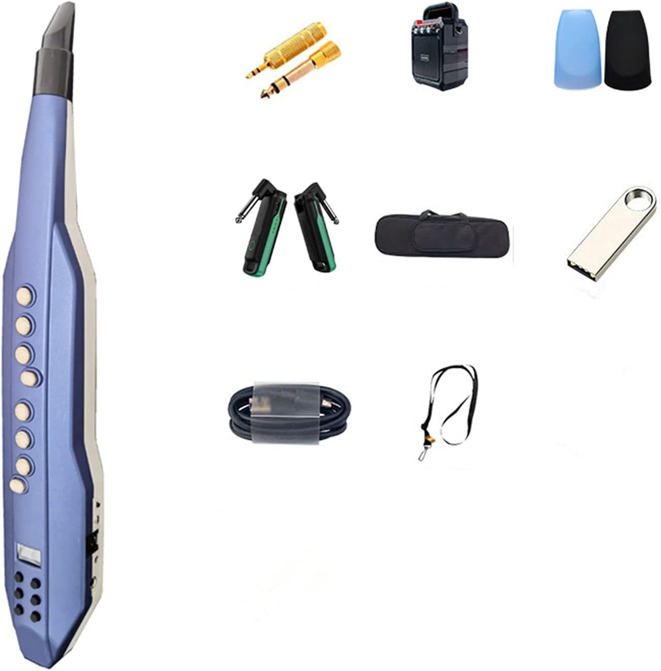 Sax Beginners Kit Electric Wind Instrument Electric Flute Electric Saxophone Electronic Digital Tube Wind Instrument (Color : 9)