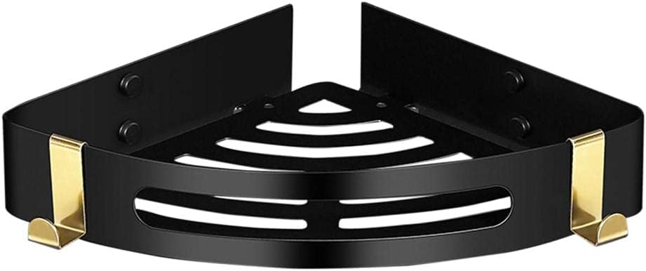 Shower Caddie Stainless Steel Shower Shelf Adhesive Shower Rack Corner No Drilling Wall Mount for Bathroom Toilet