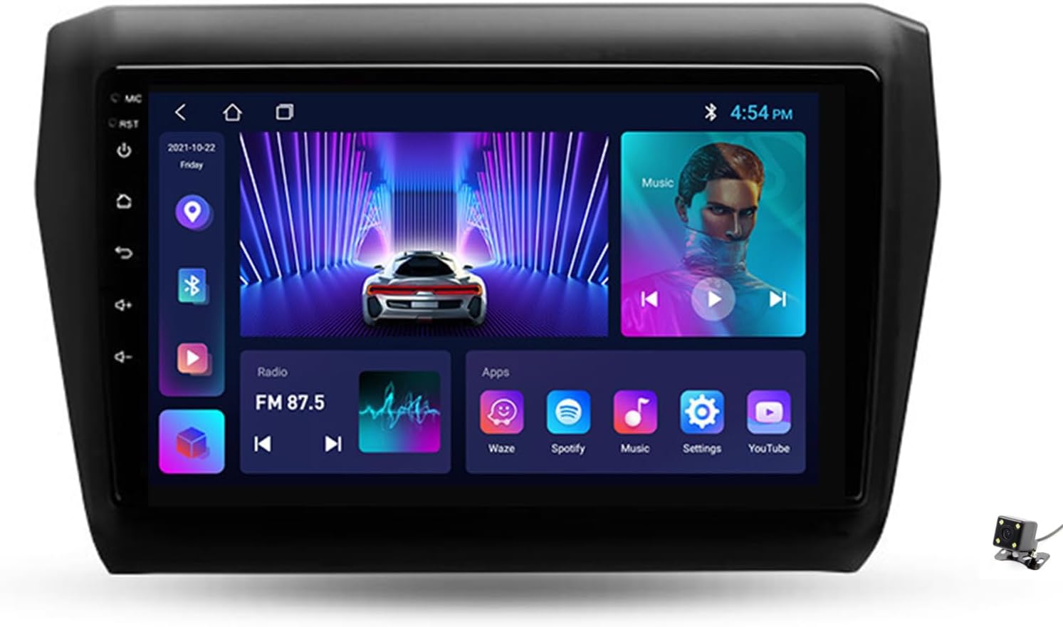 Android 12 Wireless Car-Play & Android Auto Car Stereo, Car Stereo Compatible with Suzuki Swift 5 2016-2020, 9