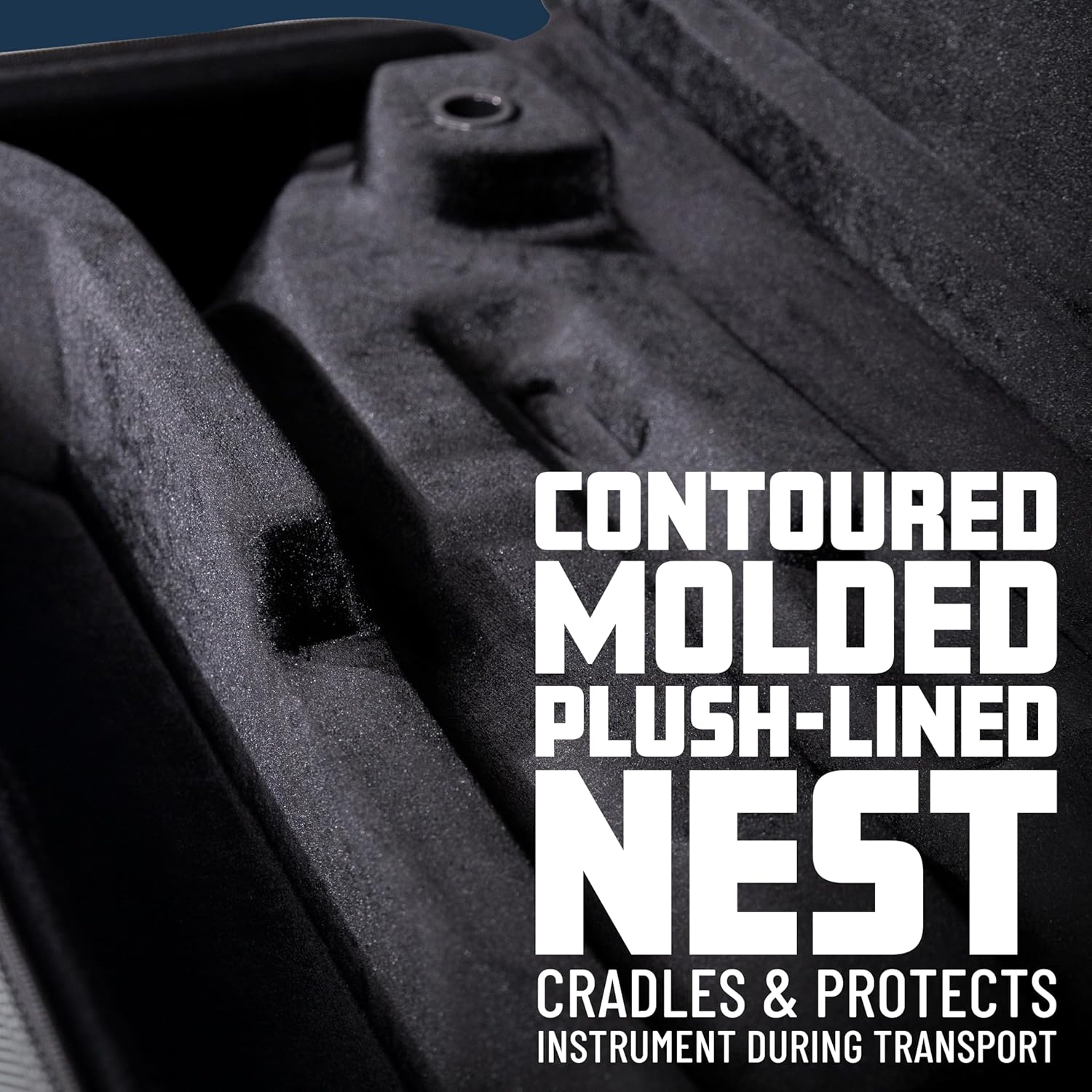 Gator Cases Adagio Series Shaped EPS Polyfoam Lightweight Case for Eb Alto Saxophone; (GL-ALTOSAX-S23)