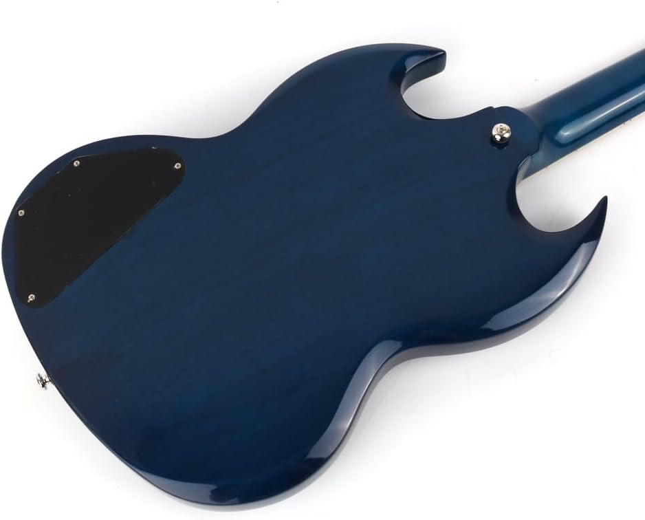 Fojill FSG-60 Electric Guitar Canadian Maple Neck Rosewood Fretboard Mahogany Body Stainless Frets(FSG-60BLR)