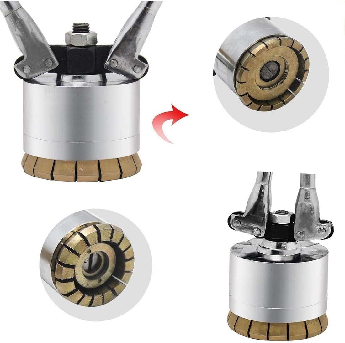 200L 53 Gallon Oil Drum Pressure Cap Sealing Barrel Crimping Tool, 70mm and 35mm Drum/Iron Pliers, Manual Machine