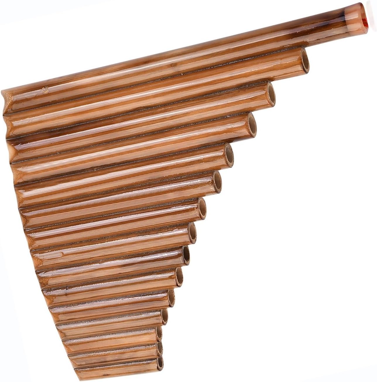 25 Pipe C Key Pan Flute Beginner 15 Pipe G Key Bamboo Pan Flute Left Hand Professional Woodwind Instrument