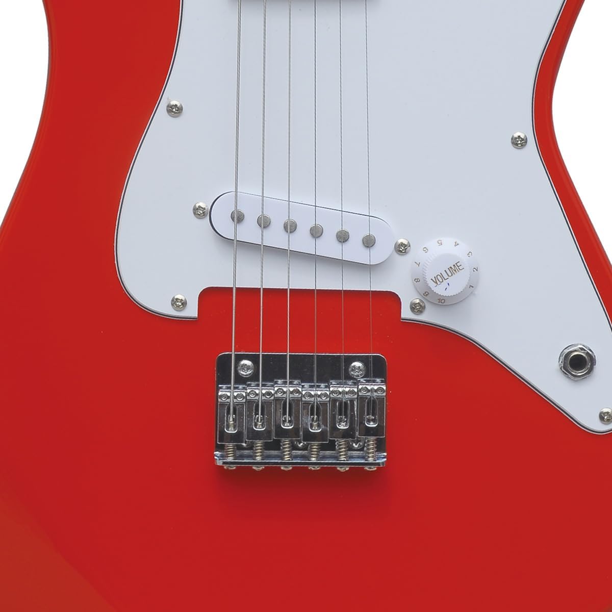 30 Inch Kids Electric Guitar Beginner Kit, Junior Size Mini Electric Guitar for Children with Amplifier (battery/adaptor not included) and Guitar bag, Unisex Red