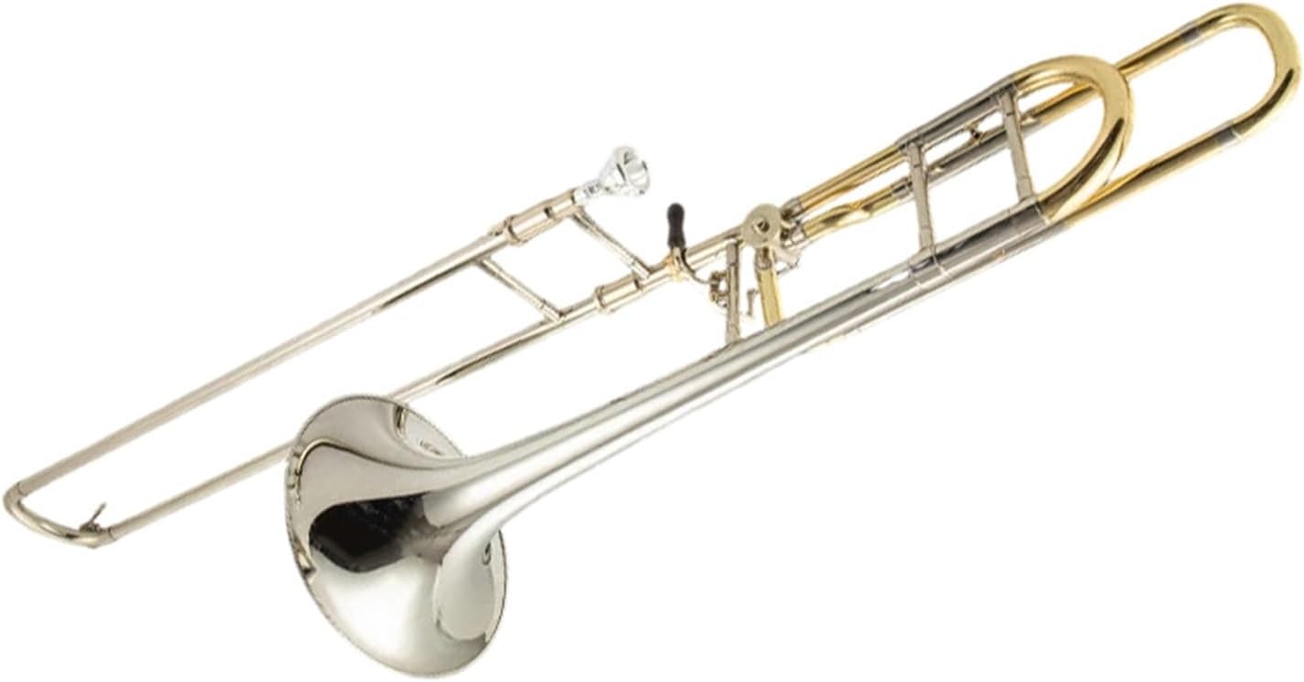 Adult Trombone Instrument B Flat F Tenor Trombone Instrument Beginner Professional Playing Phosphor Bronze(4)