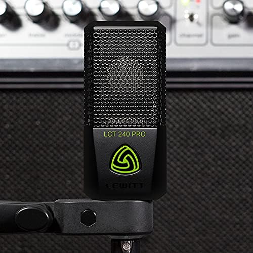 StreamEye Lewitt LCT-240 Pro Cardioid Condenser Microphone with Professional Grade XLR Cable Polishing Cloth