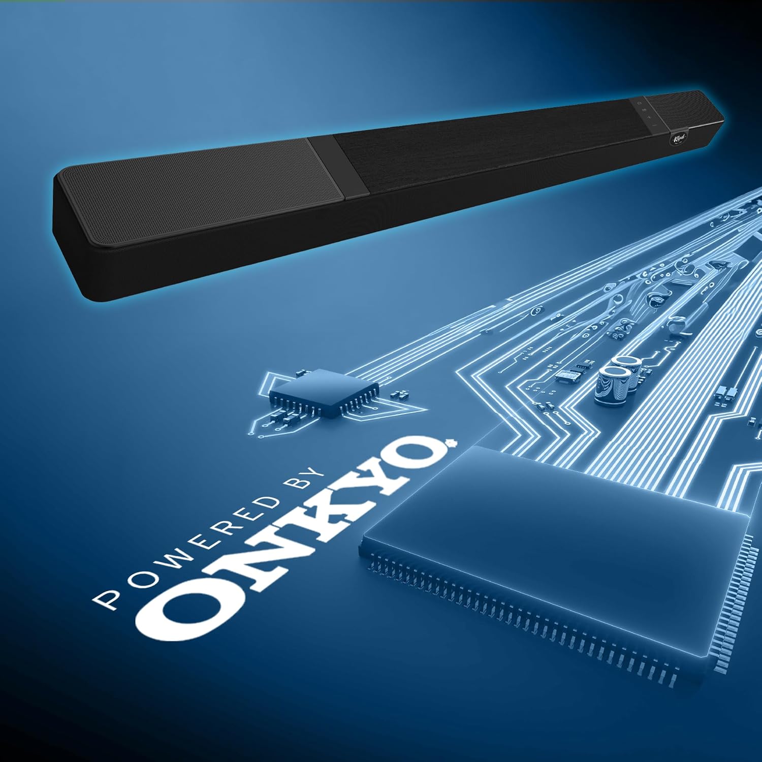 Klipsch Flexus CORE 200 3.1.2 Channel Powered by Onkyo Bluetooth Sound Bar with Dolby Atmos and Custom Tuned Bass - Black