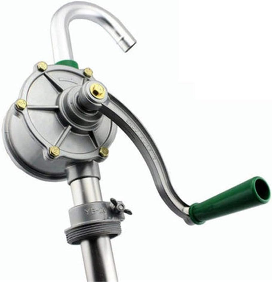 Hand Tool Aluminium Rotary Oil Fuel Hand Pump, Self Priming Fuel Oil Diesel Pump, 55 Gallon 200 Litre Hand Drum Barrel Pump