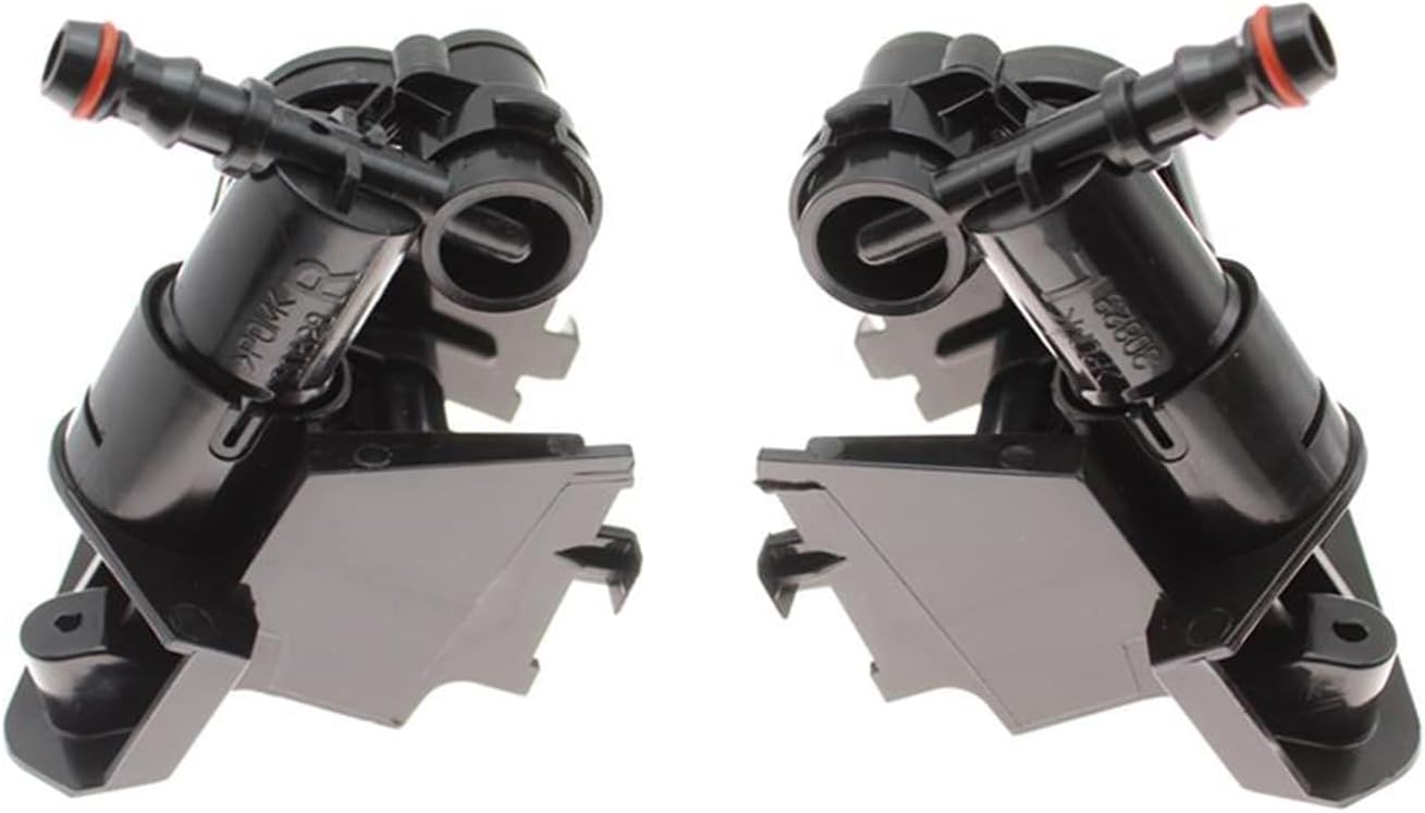 Car Headlight Washer Nozzle 2Pcs Car Headlight Washer Nozzle Head Light Cleaning Jet Pump 85207-02100 85208-02100 Water Sprayer for Corolla 2010-2013