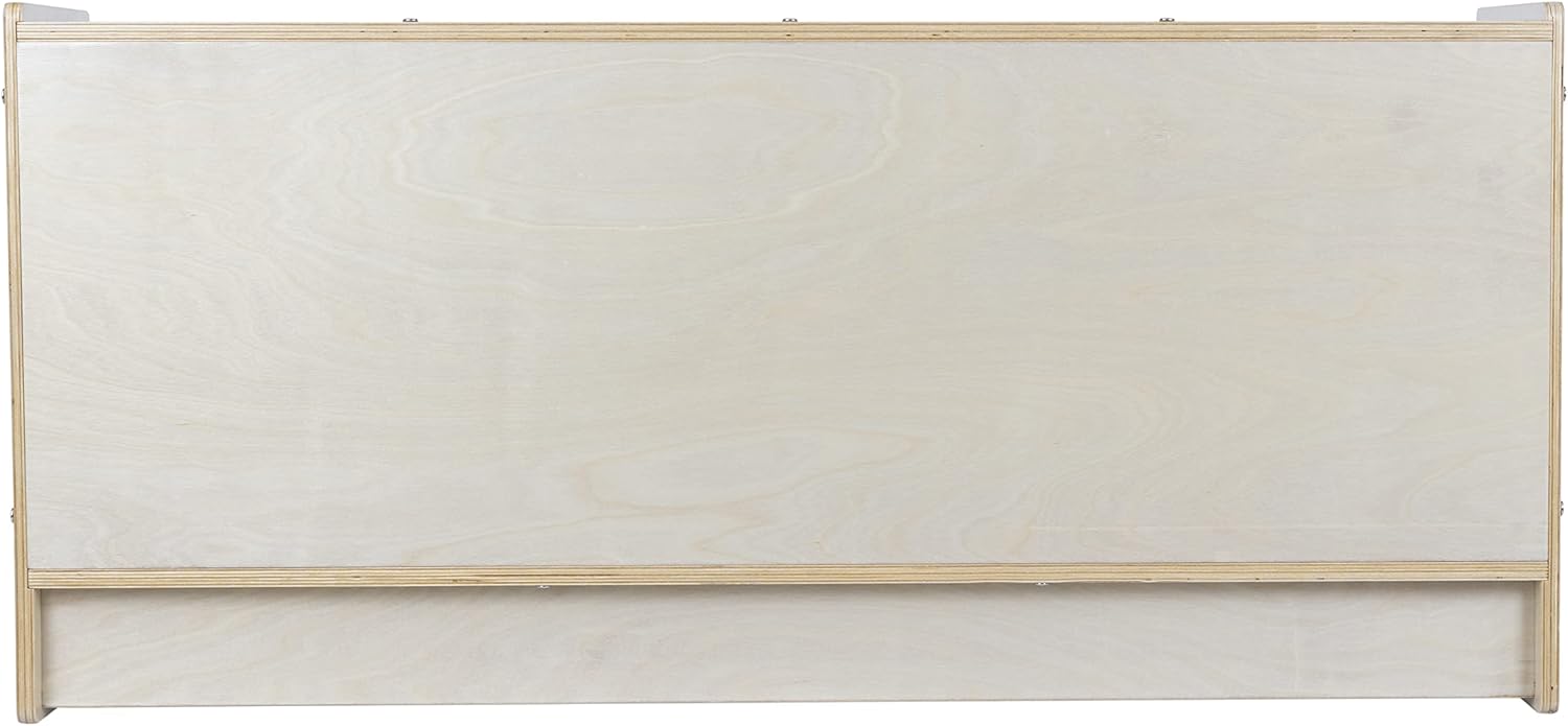 Cubby Storage Organizer Cubes, 10 Cubbies with Coat Hooks, Hanging Wall Cubby Shelf for Kids Toys, Daycare, Classroom, 47-inch Width