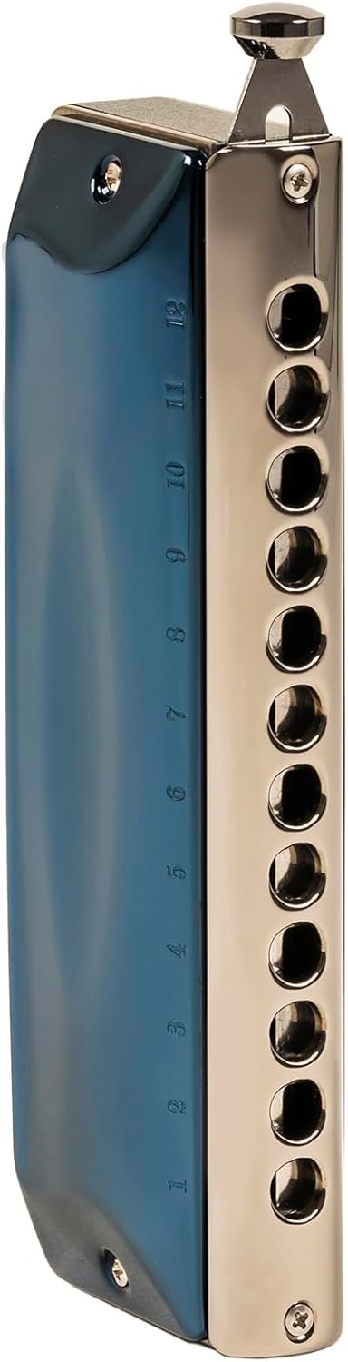 Other Gregoire Maret Harmonica, Dark Blue on Brass (G-48-C)