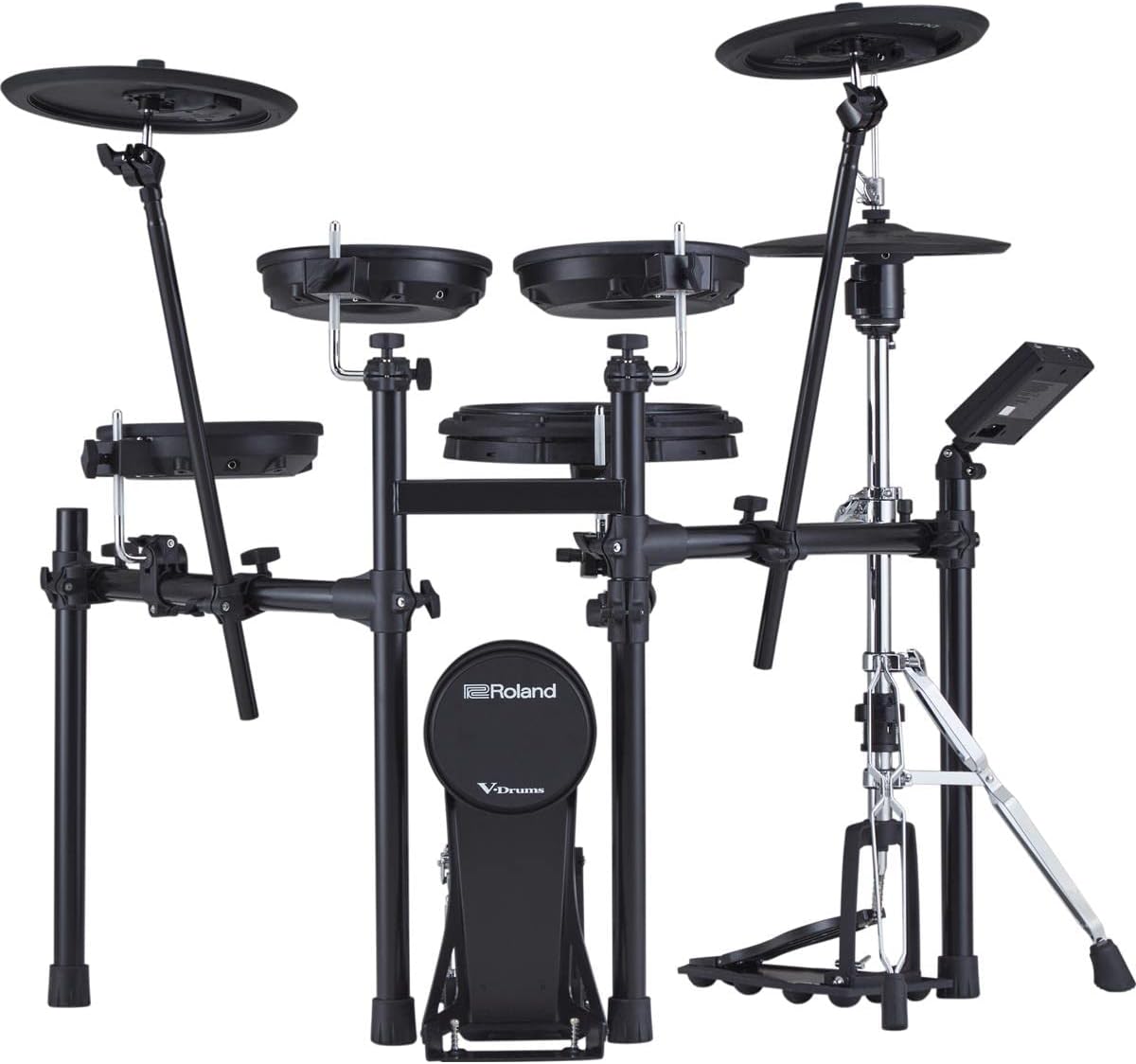 Roland TD-07KVX Electronic V-Drums Kit – With VH-10 Floating Hi-Hat and Best-Ever Cymbals – Bluetooth Audio & MIDI – 40 FREE Melodics Lessons