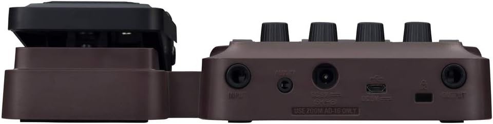 Zoom A1 FOUR Acoustic Instrument Multi-Effects Processor Pedal, Acoustic Modeling, Looper, Rhythm Section, For Guitar, Saxophone, Trumpet, Violin, Harmonica, and Upright Bass