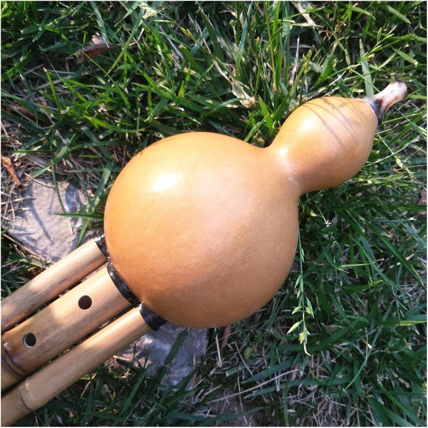 Hulusi Flute 9 Holes Cucurbit Flute Is Made Of Natural-growing Gourd And Flute Professional Woodwind Musical Instrumental(BB)