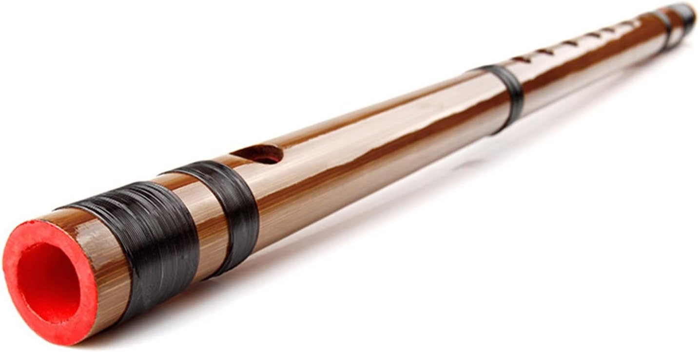 TSTS Chinese Bamboo Flute 7/8 Holes Japanese Bamboo Flute Musical Instruments Handmade Bamboo Woodwind Instrument Easy to Learn (Color : Bn, Size : 7 Hon)