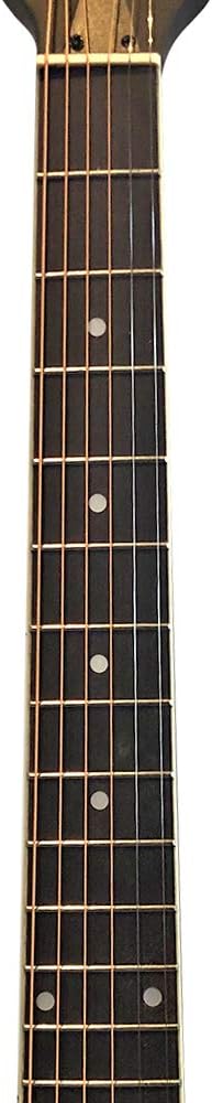 41 inch Cutaway Folk Guitar Spruce Panel Ballad Guitar 6 String Starter Kit w/Bag + Wrench (Black)